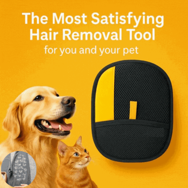 Gants pour Enlever les Poils d'Animaux