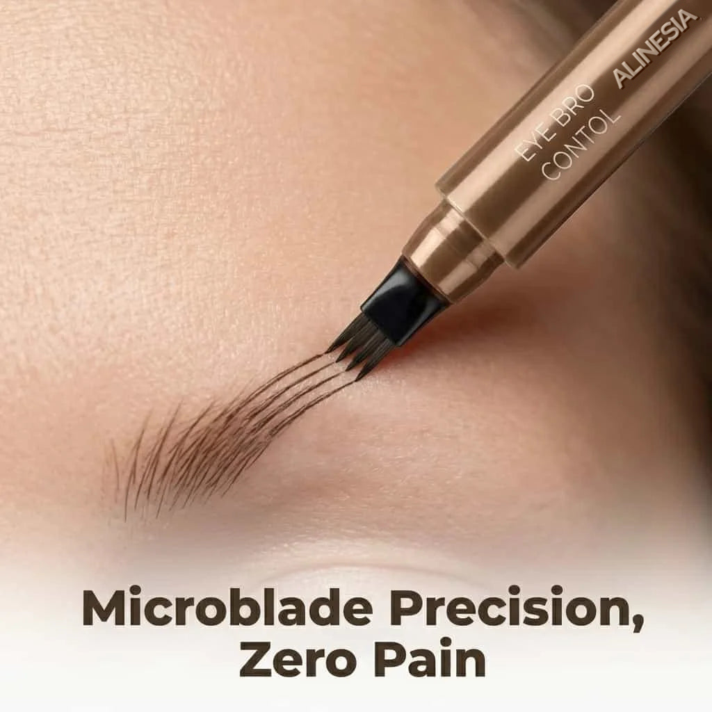Stylo à Sourcils Microblading Étanche - Tenue 12 Heures Sans Bavure