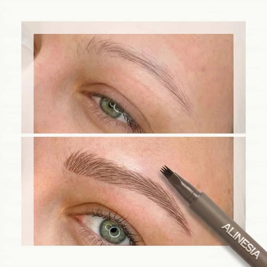 Stylo à Sourcils Microblading Étanche - Tenue 12 Heures Sans Bavure
